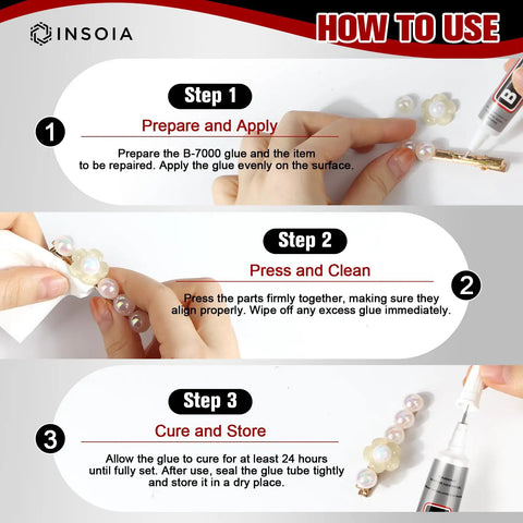 Clear Rhinestone Glue Kit 15 Tubes 15ml Each DIY Friendly With Precision Tip Quick Dry Multi Purpose Adhesive Instructions
