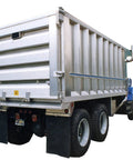 Heavy Duty Steel Tailgate Latch Assembly Weld On Kit Featuring Rock Solid Secondary Lock Keeps Dump Body Trailer Gates Locked Down Tight Through Rough Job Site Runs Zero Sloppy Play While Hauling Heavy Loads on a dump truck.