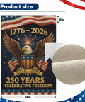 250th Anniversary USA Garden Flag For Outside 1776-2026 Patriotic Yard Sign Outdoor Banner Double Sided Waterproof 12x18 Inch
