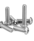 Top Shelf Durable M8 1.25 X 25 Millimeter Button Head Socket Cap Screws 25 Pack Corrosion Proof 304 Stainless Steel Hex Drive Bolts