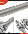 Rear Axle Shaft Assembly With Bearing And Seal For Jeep Wrangler 2007 To 2011 3.8L And 2012 To 2018 3.6L Fits Rear Left Or Right Replaces 68003272AA Direct Fit