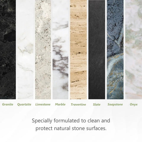 All In One Stone And Quartz Cleaner And Protector Spray For Granite Marble And Quartz Surfaces On Kitchen And Bath Counters