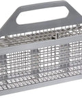 Upgraded Lifetime Silverware Basket Replacement For Dishwashers, ultra durable, easy fit, grey heavy duty silverware tray.