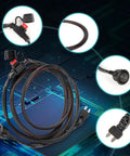 Longer 66.9 Inch Universal Fuse Bypass Switch Kit for Cars and Trucks showing wiring details and connectors