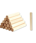 Three Eighths Inch Wooden Dowel Pins For Furniture And Door Installations Precision Imperial Sizing For Dowel Jigs Ideal DIY 100 Pack