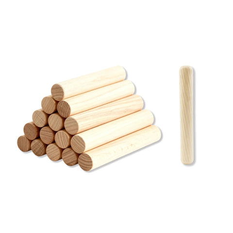 Three Eighths Inch Wooden Dowel Pins For Furniture And Door Installations Precision Imperial Sizing For Dowel Jigs Ideal DIY 100 Pack
