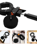 Right Angle Woodworking Clamp With Strong Clamping Power Precise Positioning Frame Holder for Picture Frames and Artwork shown with accessories