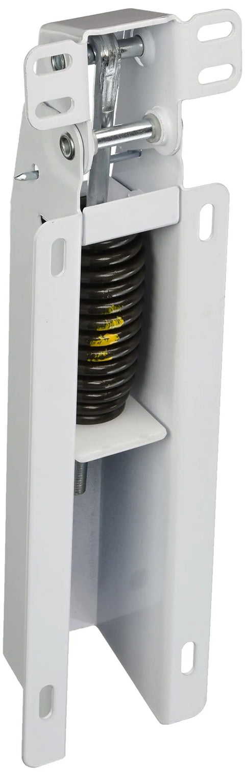 Side view of Genuine Freezer Door Hinge Replacement Part 297322100, durable heavy-duty build for compatible refrigerators.