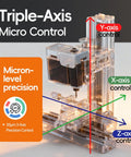 All Metal Mini Milling Machine Pro Grade Build 60W 20000 RPM 3 Axis DIY Vertical Mill for precise machining