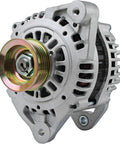 Front view of 12V 80A Clockwise Alternator Replacement For Nissan Frontier 1999 2002 And Xterra 2000 2004 Plug And Play Internal