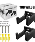 Heavy Duty Power Tool Organizer Gear Set With Pegboard Wall Rack For Cordless Drills Saws And Grinders visible with hooks and screws