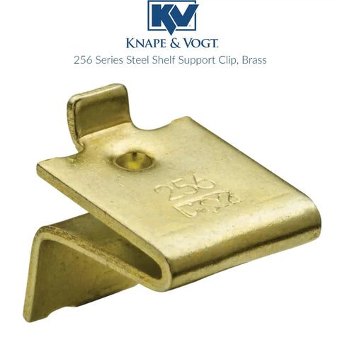 Solid Brass Shelf Support Clips Heavy Duty Cabinet Brackets Easy No Sweat Assembly Pack Of Twelve Durable Hardware detailed view of clip