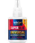 All Purpose Super Glue 25g Quick Drying Clear Adhesive For Metal Plastic Wood Ceramic Glass Repairs Crystal Clear Ultra Strong Bond Waterproof And Heat Resistant