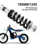 Beefy Rear Shock Absorber And Suspension Spring For Gas Scooters Electric Bikes Mini Motorcycles Dirt Bikes ATVs And Pocket Bikes With 190mm Length And 1200Lb Capacity Heavy Duty Replacement