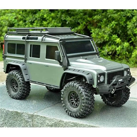 RC Car Parts Upgrade Kit For TRX4 1To10 Crawler With 324mm Wheelbase D110 Clear Body Shell, showing realistic plastic finish.