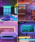 Get These Super Long 65.6 Foot RGB LED Strip Lights That Sync Perfectly With Your Music Using App Control Or Remote
