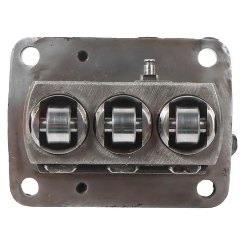 Heavy Duty Fuel Injection Pump That Runs Like Clockwork And Swaps In No Sweat Fashion On Mitsubishi S3L Engines And Cub Cadet 7000 7200 7205 Tractors Today, metallic structure showing three rollers.