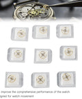 Balance Wheel Replacement Part For 7120 Movement, durable watch repair accessory, blister-packed components, easy install