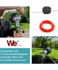 0.095 Inch Twisted Trimmer Line 16 Ft Pre Cut Pack Of 10 Durable String for Weed Wacker Trimmer Heads Compatible