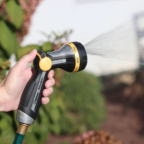 RelaxGrip Metal Garden Nozzle With Multi Pattern Spray Arthritis Foundation Ease Of Use Certified Quick Connect Bundle