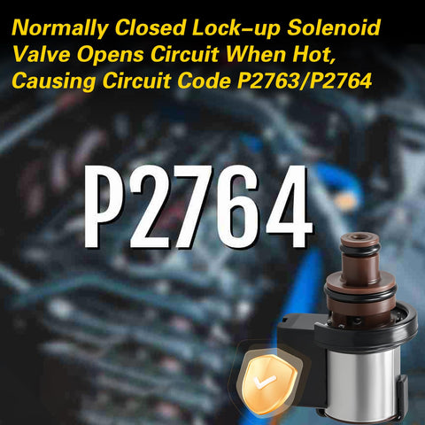 Torque Converter Lock Up Solenoid Replacement For Subaru CVT Vehicles Including Outback Impreza Legacy And Forester Easy Swap 12 To 13 Ohm TCC Solenoid TR580 TR690 Compatible With 31825AA050 31825AA051 And Codes P2762 P2763 P2764, P2764 text