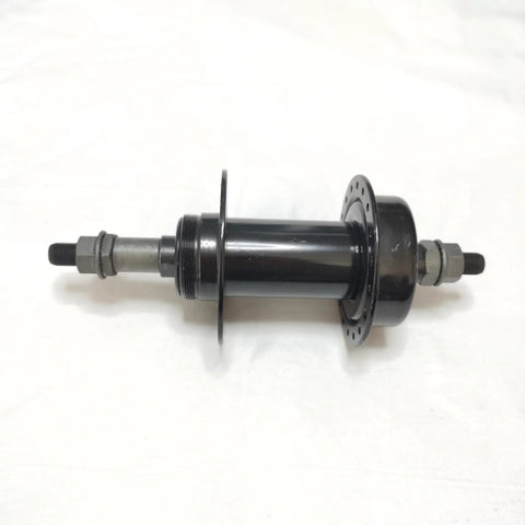Beefed Up Rear Bike Hub Assembly 36 Hole Disc Brake Compatible 135mm Old 180mm Axle 36mm Hub Black Includes Disc Brake Bracket 2 In 1 For Easy Installation Ready To Ship