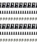 All-In-One 20 Set 15 Series 1515 Aluminum Extrusion Corner Bracket Kit with 20 corner brackets, screws, T nuts, connectors