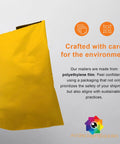 Heavy Duty Kraft Bubble Mailers With Padded Self Seal Design For Secure Shipping 4 By 8 Inch Envelopes close-up of yellow mailer.