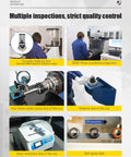 Multiple inspections with German MPM balance tester and ZEISS inspection for Top Shelf Heavy Duty High Speed Collet Clamping Nut M50 X 1.5 Metric Thread 5 Pack.