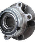 Front view of Front Wheel Hub And Bearing Assembly For Nissan Altima 2007 2012 2.5L 4 Cylinder Five Lug With Encoder ABS Replacement