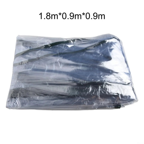 Clear PVC Greenhouse Cover For Raised Garden Bed Portable Heavy Duty Plant Protection Tent With Heat Retention Weatherproof Transparent Film For Vegetables And Flowers (Bracket Not Included)