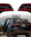 Top Shelf Tail Light Set For 2016 To 2020 Tesla Model X Left Right Inner Pair Rear Side Lamps Solid Plug And Play Swap Fit Factory Match Colors