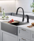 No Fuss Universal Kitchen Sink Side Sprayer Replacement Kit With Heavy Duty Hose And Secure Bracket In Slick Oil Rubbed Bronze Finish Using Standard Quarter Inch Thread And Handy Adapter Sets For Quick Swap To Almost Any Popular Faucet Model Today.
