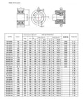 Built Tough One Way Clutch Backstop Bearing For Motors Smooth Shift And Reliable One Direction Rotation Compatible With Cka4090 Cka32100 Series Heavy Lifting Industrial Part specifications and dimensions chart.