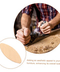 Heavy Duty Maple Wood Joiner Biscuits 100 Piece Pack Smooth Domino Router in use for quick glue joints on furniture.