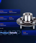 Rear Wheel Bearing And Hub Assembly For 2000 2006 Sentra Wheel Hub Bearings 512303 Replacement product details