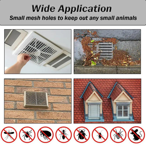 6 Pieces Stainless Steel Wire Mesh Sheets 20 Mesh Fine Screen 21x15cm Each for covering vents preventing pests.