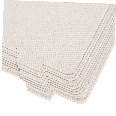 Stack of 10 Pieces Microwave Waveguide Mica Sheets Heat Resistant Insulation Covers For Oven Cavity Walls Fire Retardant Oil Splash Guard