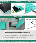 High Density Rubber Backed Thick Soundproof Foam Roll Tackle Any Racket With Dual Layer Vibration Dampening Acoustic Wrap For Hvac Pipes And Window Doors, displaying waterproof features and installation tips.