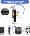 Chiming Clock Movement Replacement Kit with battery motor and chime melody trigger for old school grandpa clocks
