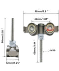Four Wheel Trolley Assembly With Silent Wheels For Barn Doors Sliding Doors And Garage Doors Fits 1-5/8 Inch Wide And Taller Hanging Track 4 Pack Hidden Bolt Design For Smooth Quiet Operation For Long Lasting Performance.