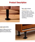 Hella Sturdy 4 Piece Heavy Duty Adjustable Furniture Legs For Wobbly Sofas And Beds 7 To 12 Inch Riser Extenders for supportive leveling.