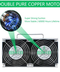 Double pure copper motor of 60W High Suction Solder Smoke Absorber Fume Extractor For DIY Soldering And 3D Printing