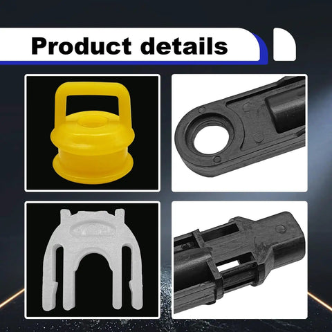 Transmission Shifter Linkage Cable Kit Replacement 5-Pcs Plug-And-Play For GM Trucks And SUVs 2004-2020 product details.