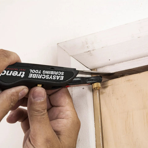Using EasyScribe Scribing Tool for Accurate Layouts Across Carpentry, Joinery, Tiling, Kitchen Fitters, and Shop Fitters, Black