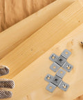 Stainless Steel Two Pack Torque Shaft Hinges with Friction Pivot for Cabinets and Furniture Doors 2 Nm Buffer Damping