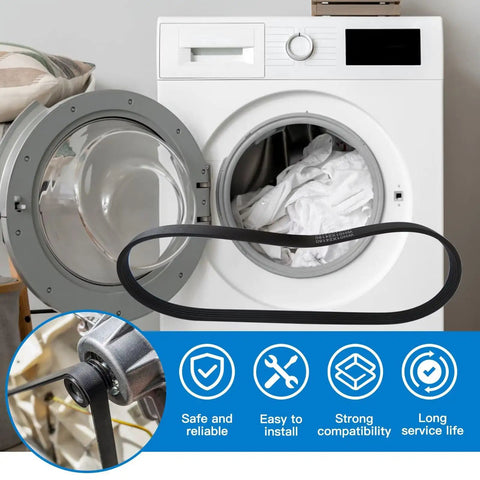 Wh01x24180 Washer Drive Belt Replacement For Ge Top Load Washing Machines Gtw540asp Series. Stops Noisy Spinning And Agitation Issues. Replaces Ap6024314 4455970 Ps11736832 Parts. Durable Construction For Quiet Reliable Operation And Long Lasting