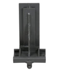 2 Pack Heavy Duty Rear Mounting Brackets For Undermount Drawer Glides Plastic Grey Backplates Adjustable Fit For Drawer Slides Supports 12 Inch 15 Inch 18 Inch And 21 Inch Lengths Socket Style Mounting System, grey plastic rear bracket