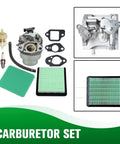 Lawn Mower Carburetor Kit For GCV135 GCV160 GC135 GC160 Engines Replacement Part with precise fuel control and air filters