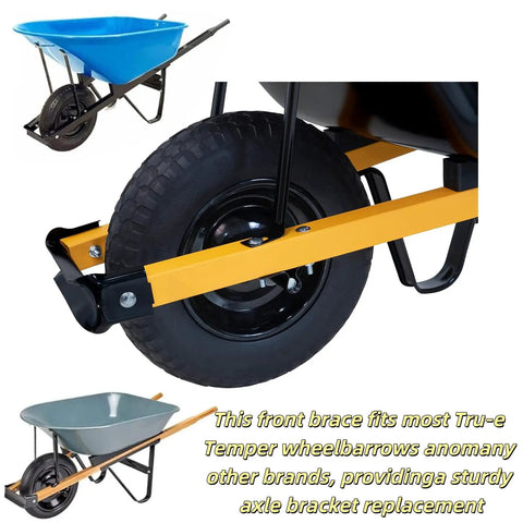 Front Brace For 6 Cubic Foot Wheelbarrows Fits True Temper Wheelbarrows Front Support Bracket And Axle Bracket Compatible